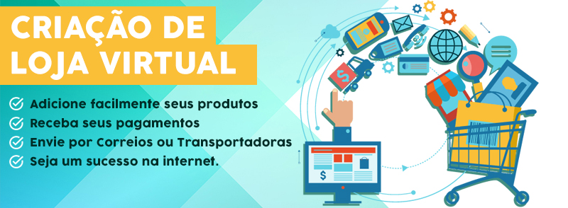 Criação Loja Virtual E-commerce Florianópolis.